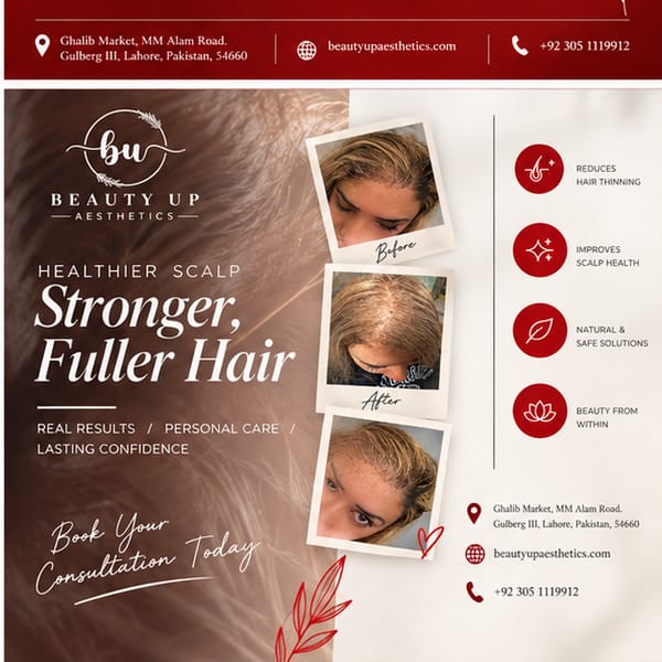Beauty Up Clinical Explainer - DHT Hormone & Pattern Baldness
