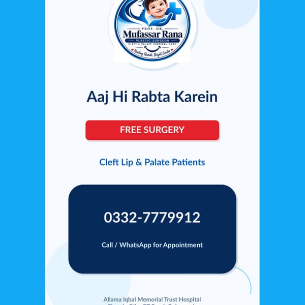 Free Cleft Lip & Palate Surgery Campaign Slide 05