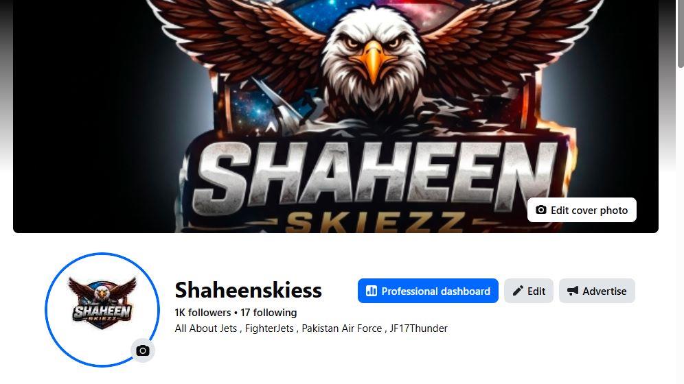 Shaheen Skies Facebook page followers