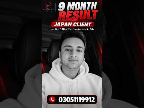 9 Month Hair Transplant Result | Client Travelled From Japan to Lahore | Beauty Up Aesthetics